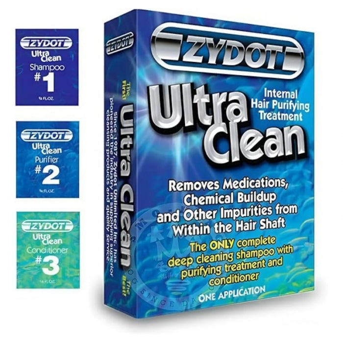 Zydot Ultra Clean Detox Shampoo Kit – 3-Step Deep Cleansing System - Bong Empire