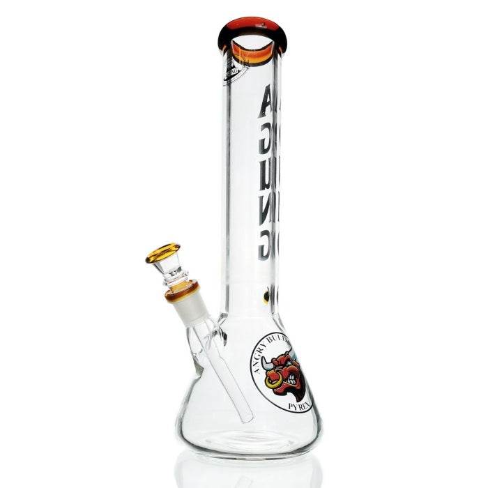 Agung Bull 7mm Thick Beaker Bong 35cm Orange - Bong Empire