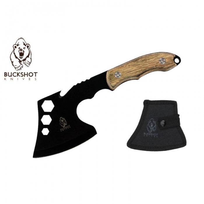 Buckshot Axe With Wood Handle 27cm - Bong Empire