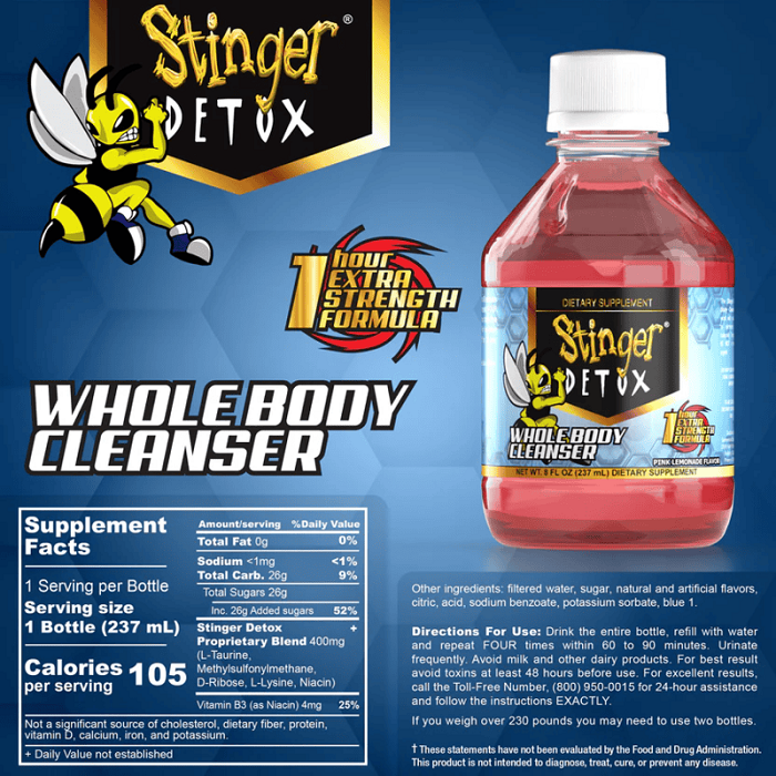 Stinger Whole Body Detox 1 Hr