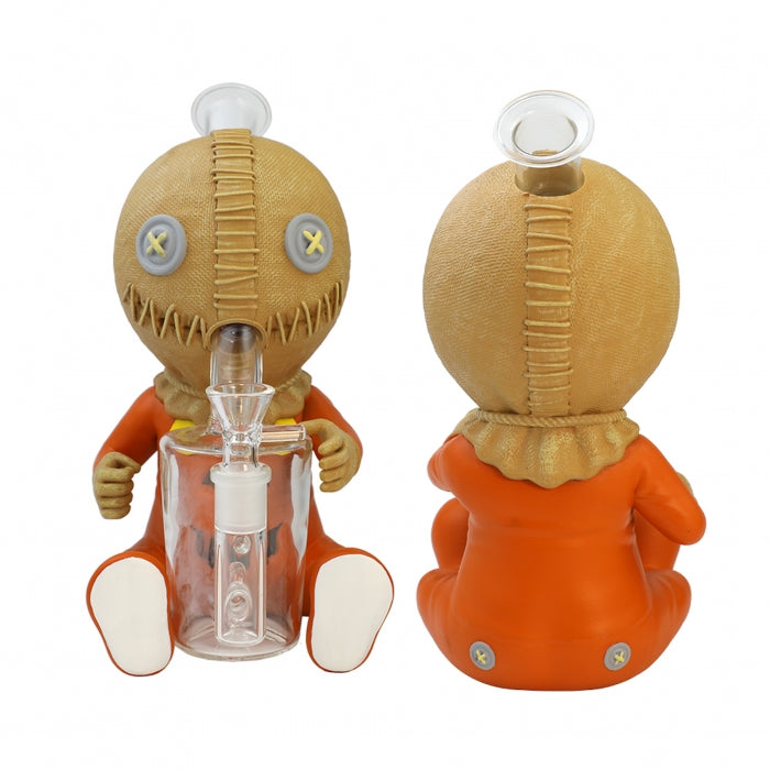 Silicone Pumpkin Ghost Baby Water Pipe 25cm – Halloween Collectible