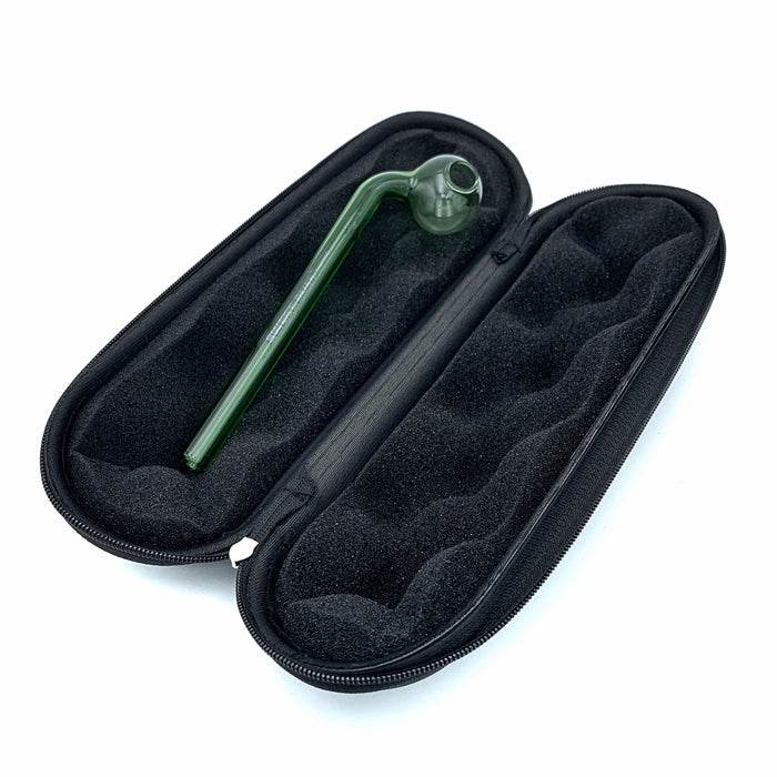 X Large Sweet Puff Glass Pipe Pouch Case With Zip Lock - Bong Empire