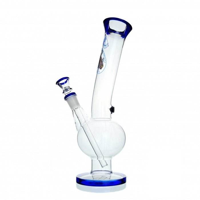 Agung Bull Bubble Glass Bong 31cm Blue - Bong Empire