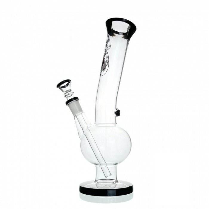 Agung Bull Bubble Glass Bong 31cm Black - Bong Empire