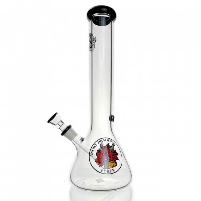 Agung Dragon Beaker Glass Bong 35cm Black - Bong Empire