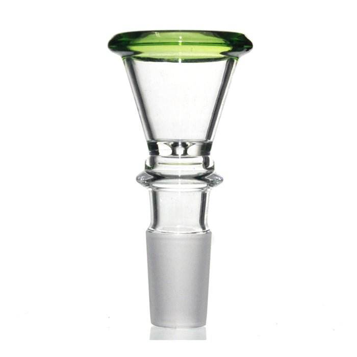 Agung Large Glass Cone Piece 14mm Green - Bong Empire