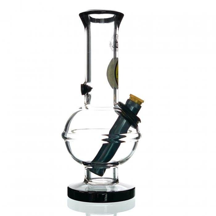 Agung Little Rascal Glass Bong 18cm Black - Bong Empire