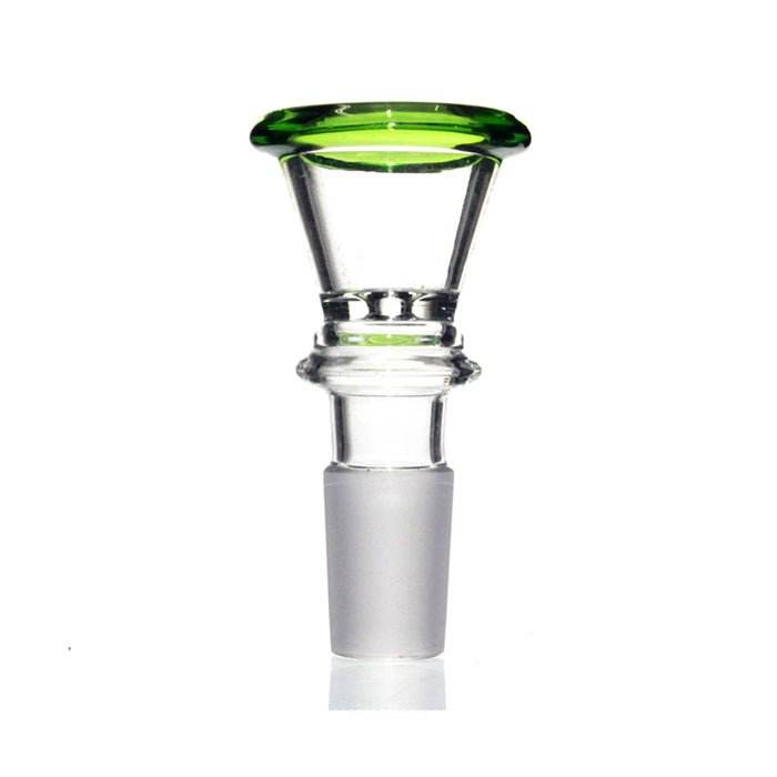 Agung Medium Glass Cone Piece 14mm Green - Bong Empire
