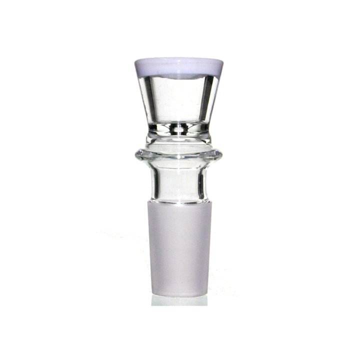 Agung Mini Glass Cone Piece 14mm White - Bong Empire