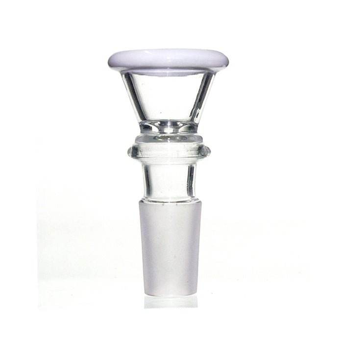 Agung Small Glass Cone Piece 14mm White - Bong Empire
