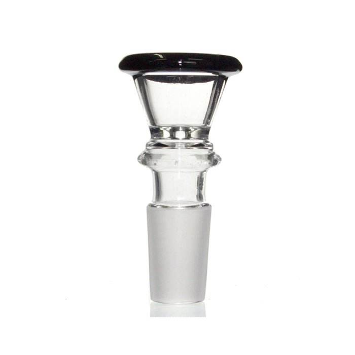 Agung Small Glass Cone Piece 14mm Black - Bong Empire