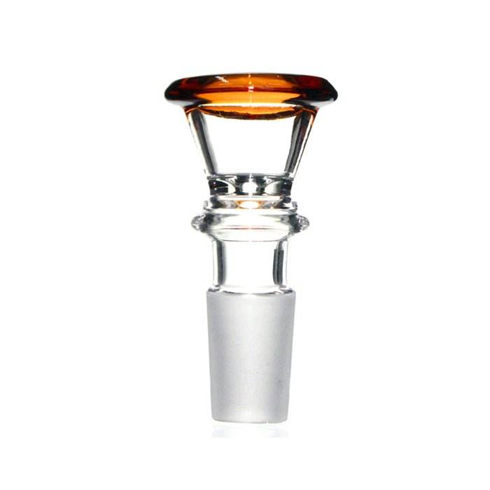 Agung Small Glass Cone Piece 14mm Amber - Bong Empire