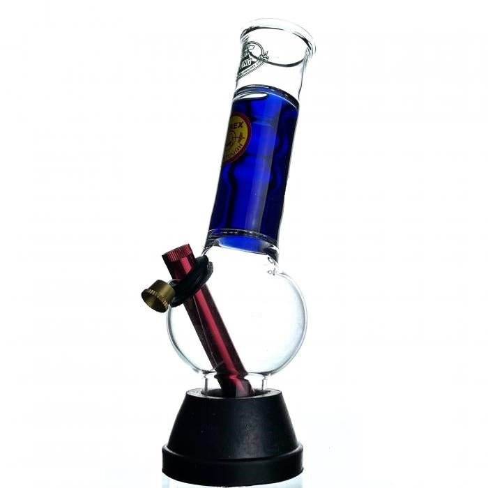 Agung Stumpy Smartie Cooling Glass Bong 25cm Blue - Bong Empire