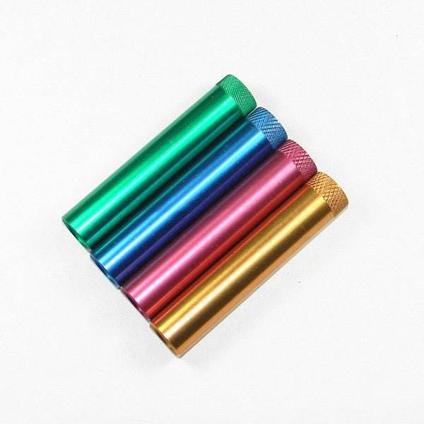 Anodized Metal Bonza Stems 8cm-18cm 8cm - Bong Empire
