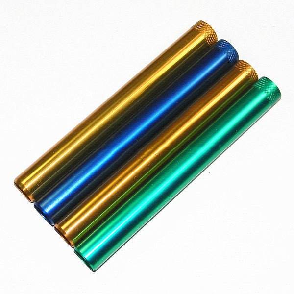 Anodized Metal Bonza Stems 8cm-18cm 14cm - Bong Empire