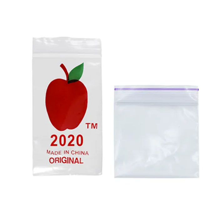 2020 Apple Bags 100 Pack 50x50mm