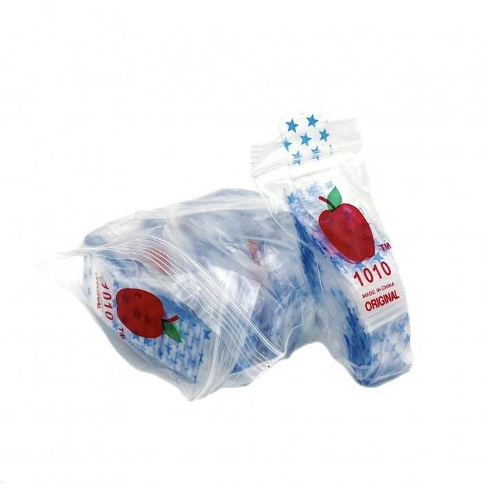 Blue Star Resealable Plastic Bags 25x25mm 1000 Pack