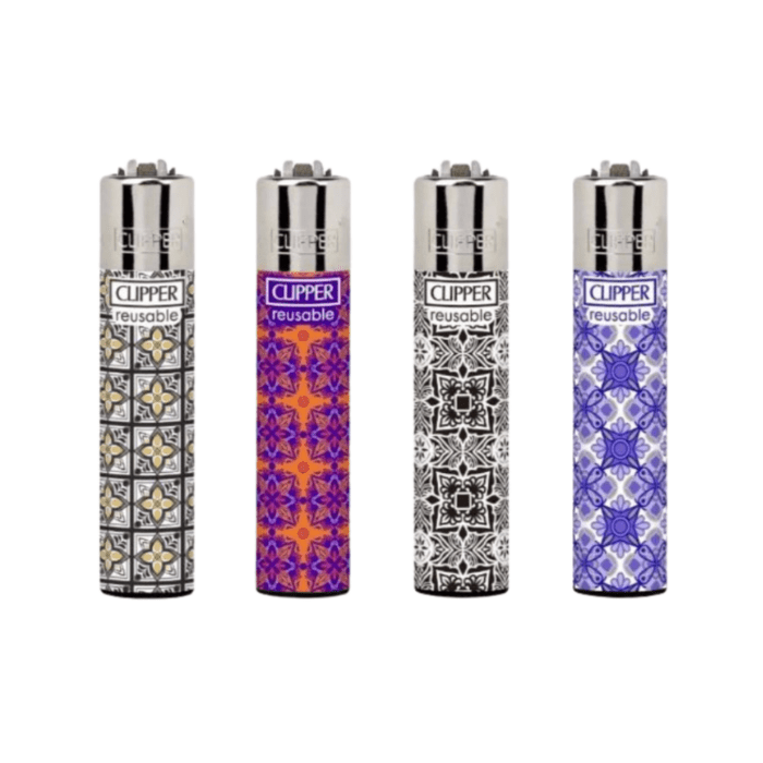 Clipper Posh Pattern Refillable Lighter - Oz Sweet Puff