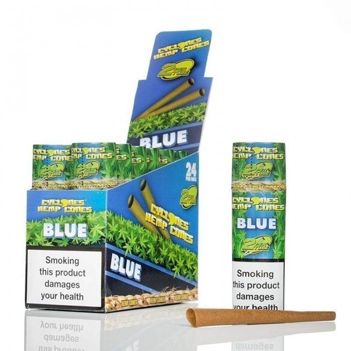 Cyclone Blue Flavoured Wraps 2 Pack - Bong Empire