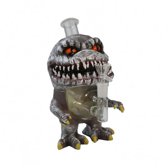 Devil Dinosaur Silicone Glass Water pipe 23cm - Bong Empire