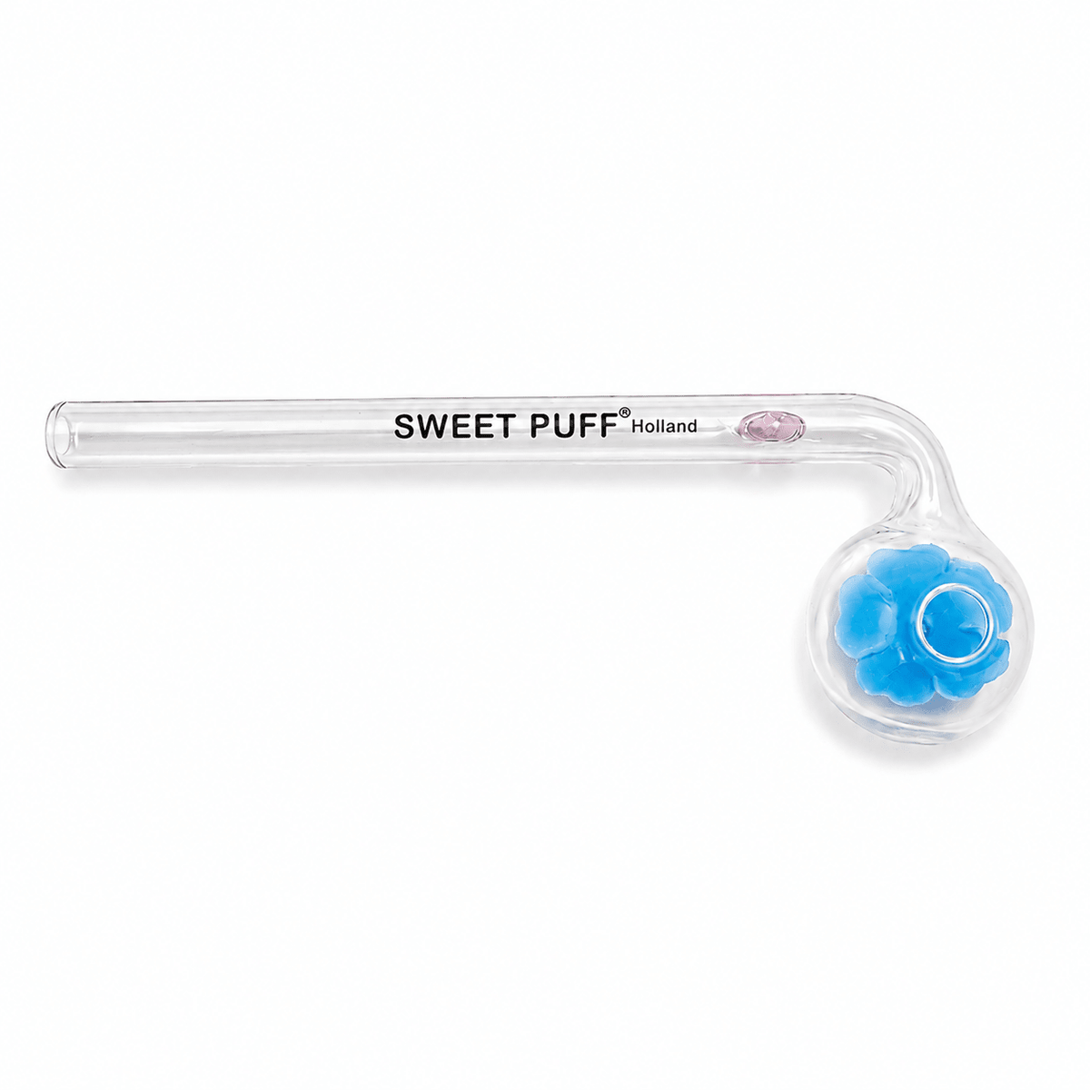 Flower Sweet Puff Glass Pipe 14cm - Oz Sweet Puff