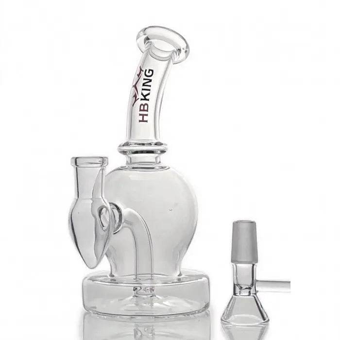 Small Clear Glass Bong 17cm - Bong Empire