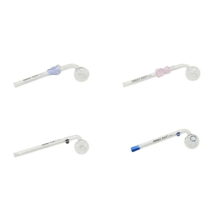 Mixed Designs Sweet Puff Glass Pipes
