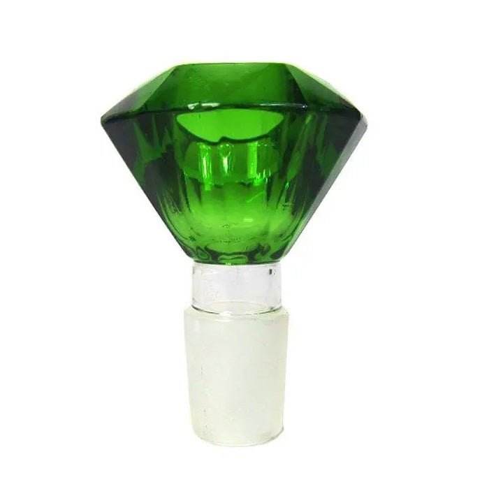 OZS Diamond Glass Cone Piece 18mm - Bong Empire
