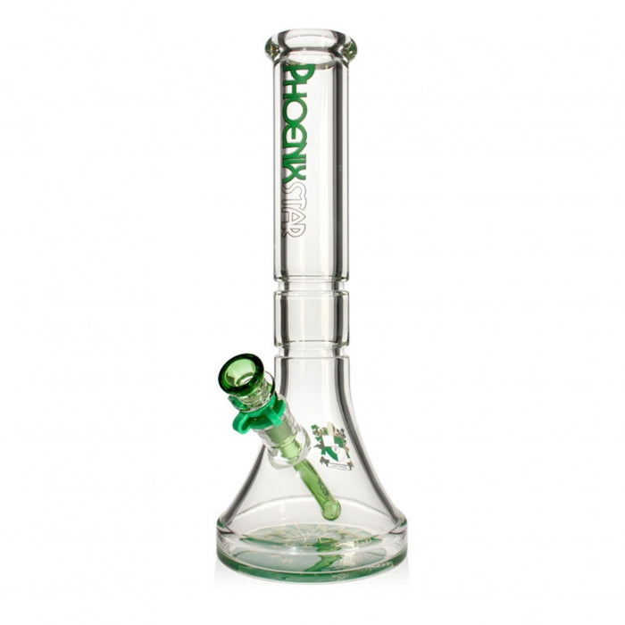 Phoenix Star 9mm Extra Thick Beaker Glass Bong 36cm