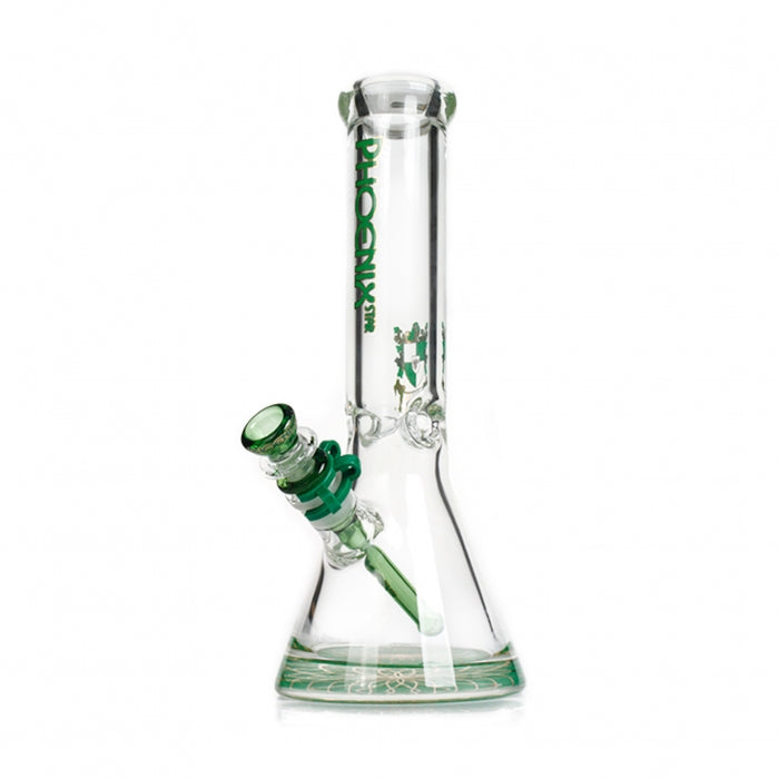 Phoenix Star 9mm Extra Thick Glass Beaker Bong 31cm