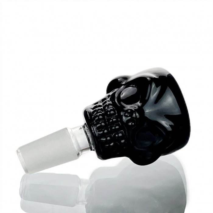Stone Age Black Skull Glass Cone Piece 14mm - Bong Empire