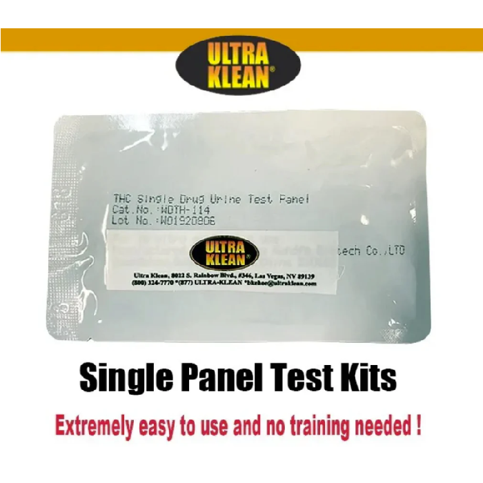Ultra Klean THC Single Test Panel