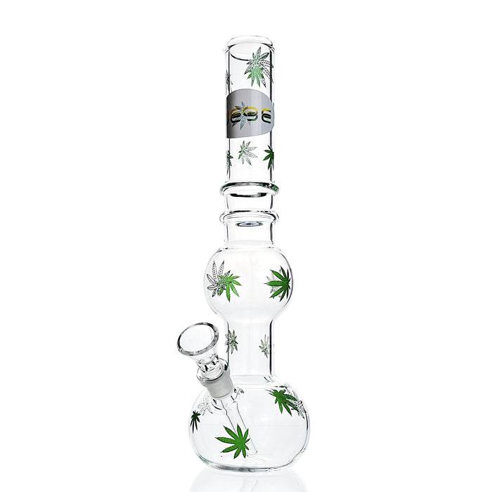 WEGE Double Bubble Full Glass Bong 27cm - Bong Empire