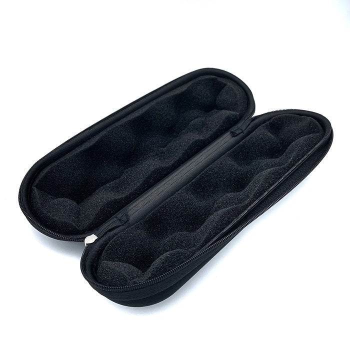 X Large Sweet Puff Glass Pipe Pouch Case With Zip Lock Black - Bong Empire