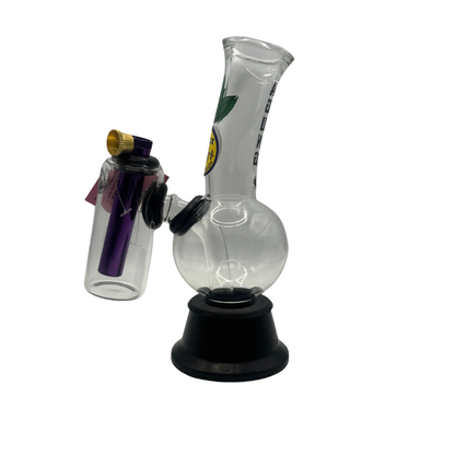 Agung Double Chamber Glass Bong 20cm