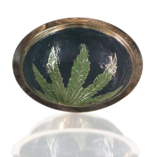 Agung Small Brass Leaf Bowl