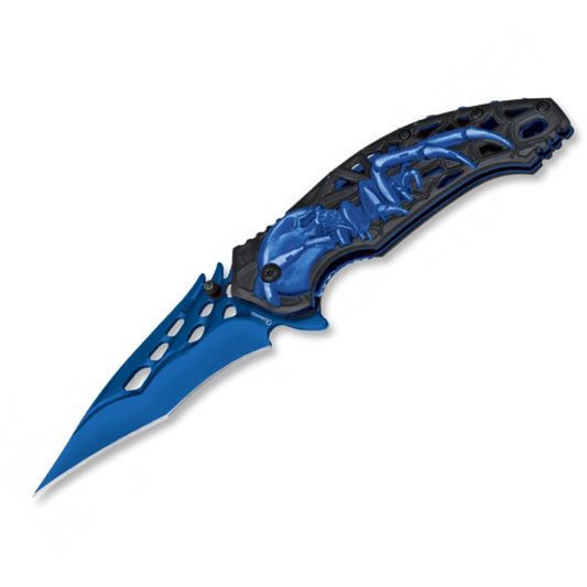 Albainox Blue Blade Aluminum 3D Handle Folding Knife 12cm