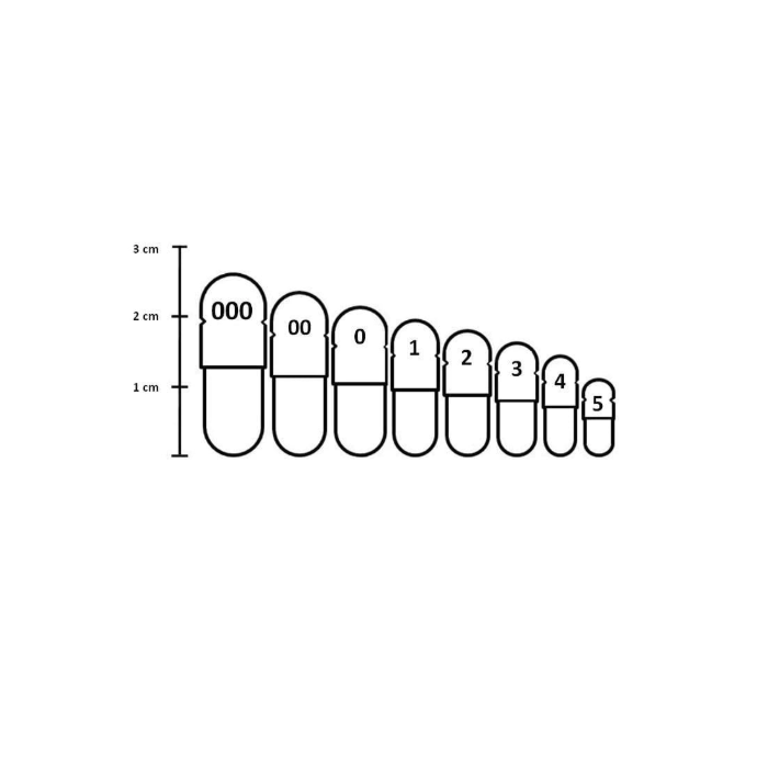 Capsules 100 Pack (Size Small - Large)