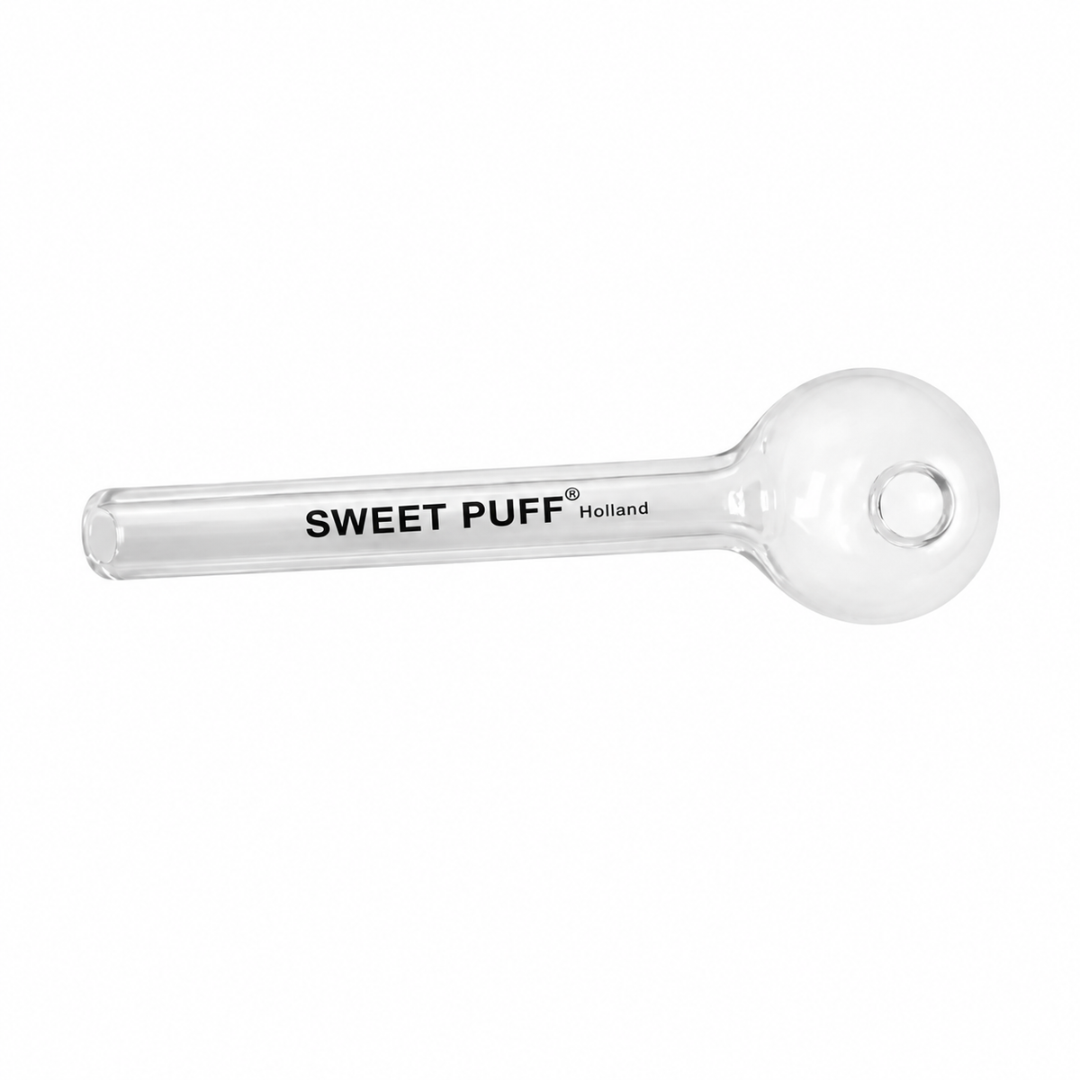 Straight Sweet Puff Glass Pipe 10cm