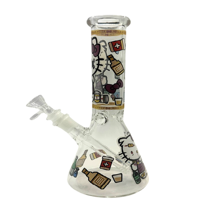 Hello Kitty Purple Chaos Beaker Glass Bong 25cm