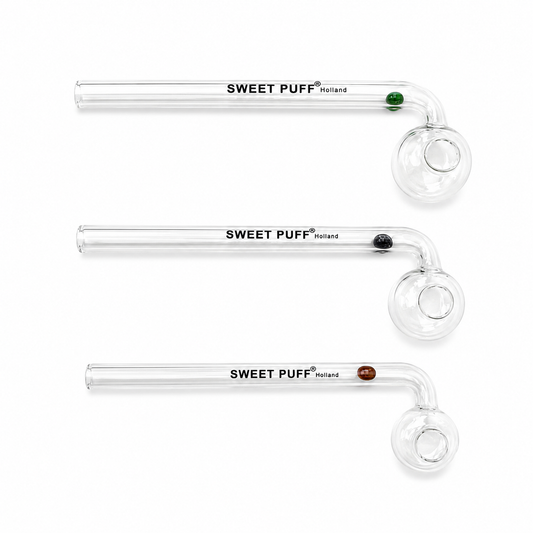Sweet Puff Glass Pipe 14cm