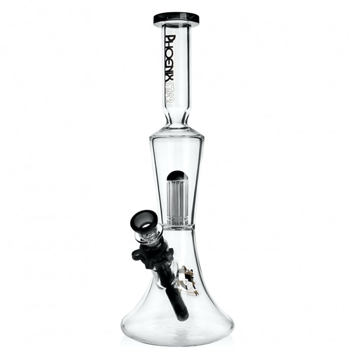 Phoenix Star 8 Arm Tree Percolator Glass Bong 34cm