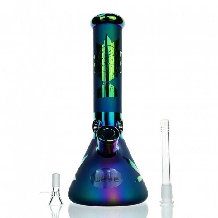 WEGE Rick And Morty Ice Catcher Beaker Glass Bong 32cm