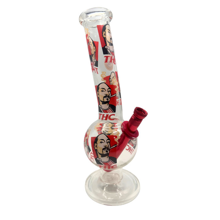 Snoop Dogg Glass Bubble Bong 28cm