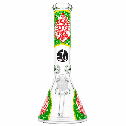 NEW - Stone Age Lion Beaker Bong 36cm