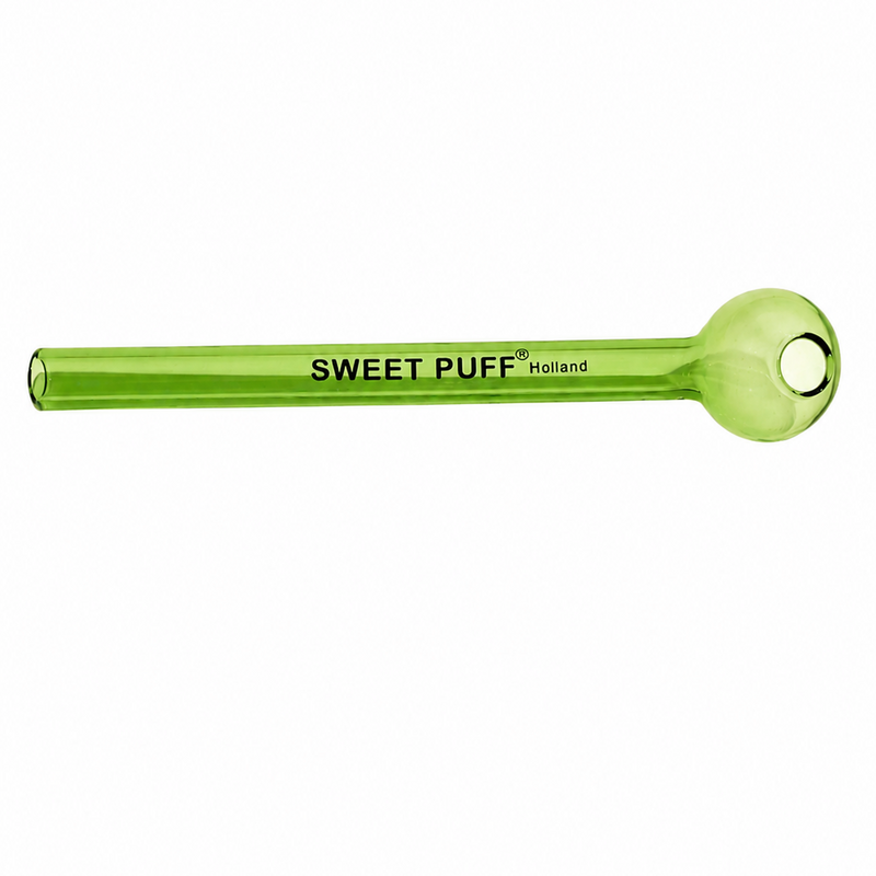 Full Colour Straight Sweet Puff Glass Pipe 12cm