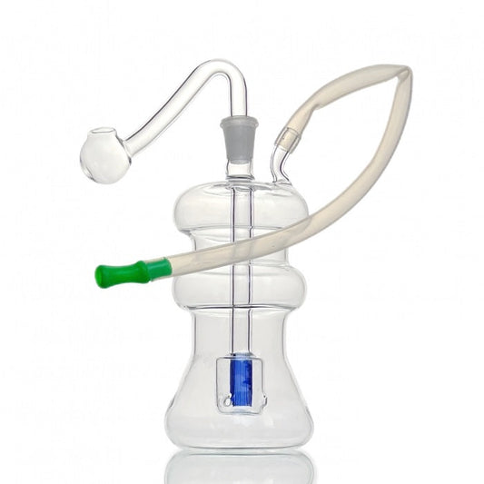 Glass Filter Bubbler Water Pipe 12cm