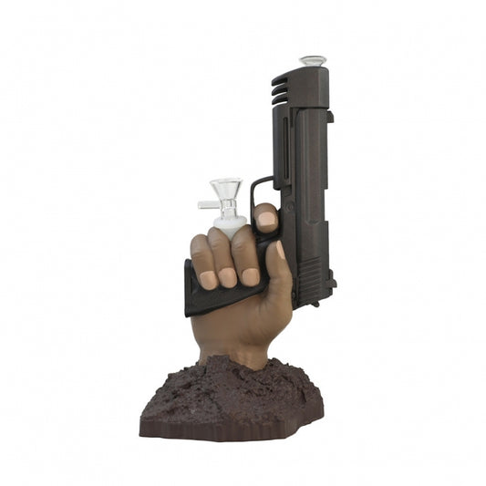 Pistol In Hand Silicone Bong 27cm