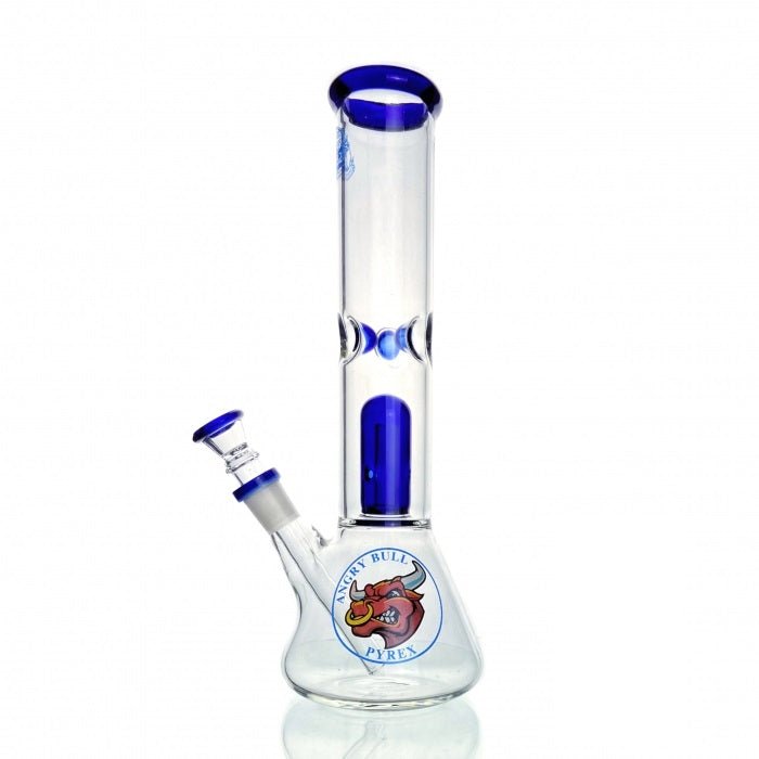 Agung Angry Bull Percolator Beaker Glass Bong 29cm - Bong Empire