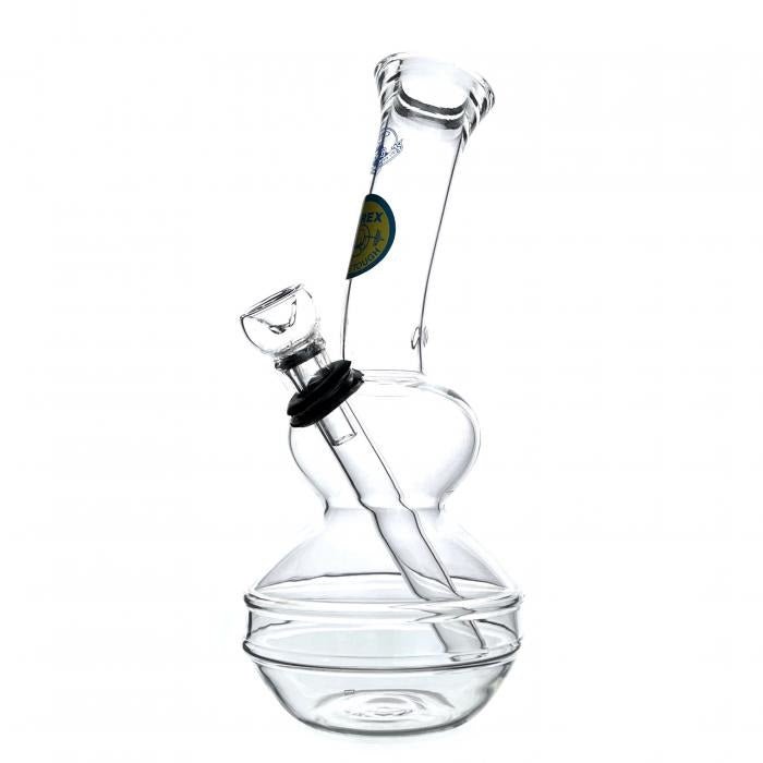 Agung Big Double Bubble Glass Bong 25cm - Bong Empire